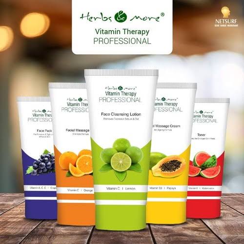 Vitamin Therapy Professional Herbal Facial 100g (1*6)Pack Kit